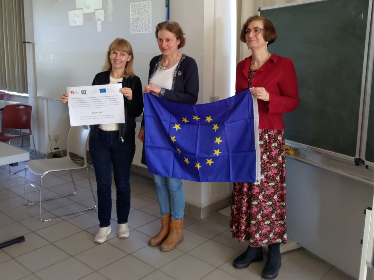 Deutsch-Polnisches Kooperationstreffen Dr. hab. I. Nowosad, Prof. Dr. A. Retkowski und Dr. hab. E. Pasterniak Kobyłecka